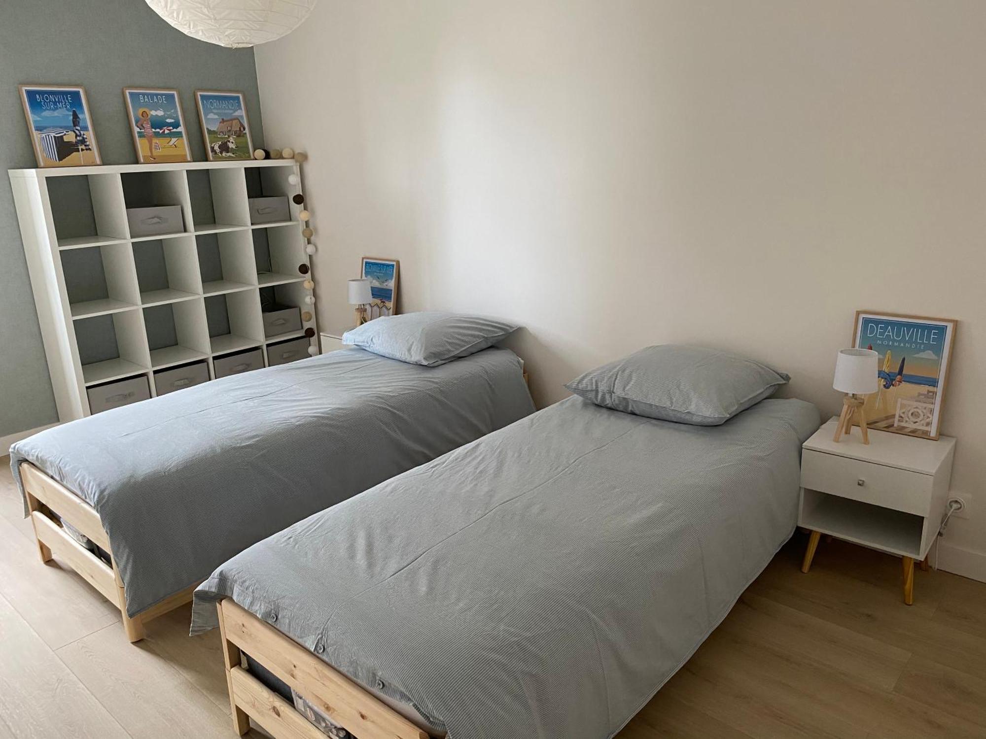 Appartement 65M2 Avec Balcon Vues Partielles Mer A 150M De La Plage Et Centre, Wifi Et Parking Prive Blonville-sur-Mer Exterior foto